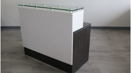 Reception Desk-Glass (DZCam-2201) Reception Desk-Glass (DZCam-2201)