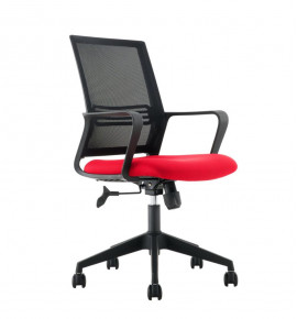 Office Chair (CH191B-Red Seat)