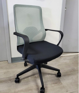 Manager Chair (Ak-268B-Black Seat/Grey Mesh)